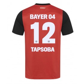 Bayer Leverkusen Edmond Tapsoba #12 Hjemme skjorte 2024-25 Kortermet